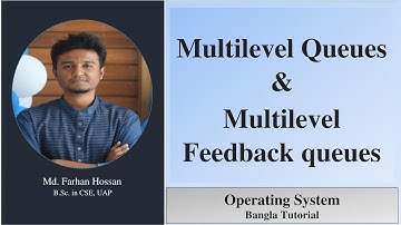 Multilevel Queues | Multilevel Feedback Queues | operating system | Bangla Tutorial