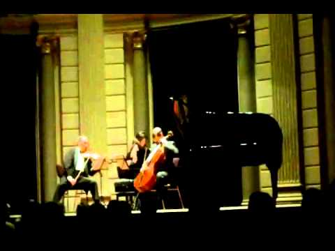 Mikhail & Elizaveta Kopelman, Mikhail Milman. Arensky Piano Trio in d minor, Part 1 of 4