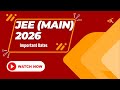 How To Fill JEE Mains Application Form 2026 Step By Step Guide | JEE Main Registration form filling