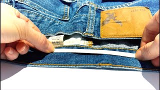 Tighten Pants - Make Waist Smaller - Easy DIY Fix - Tutorial