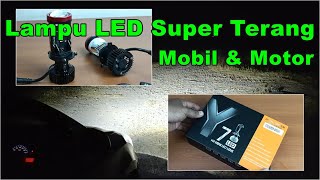 REKOMENDASI LAMPU LED H4 MOTOR MOBIL MURAH TERANGNYA MINTA AMPUN screenshot 1