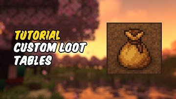 How To Setup Custom Loot Tables For Mob Loot Bag