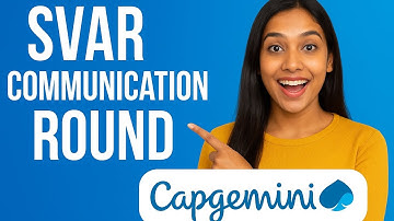 Capgemini SVAR Communication Round 2025 | Complete Guide + Tips to Crack