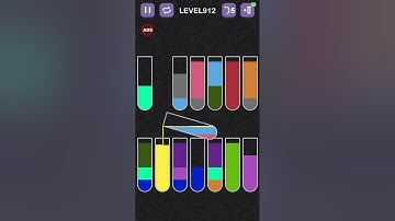 water_level_912 #watersortpuzzle #puzzle #game #sortpuzzle #color