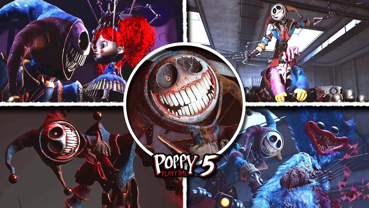 ALL PROTOTYPE Scenes - Poppy Playtime: Chapter 5 Comparison (Showcase)