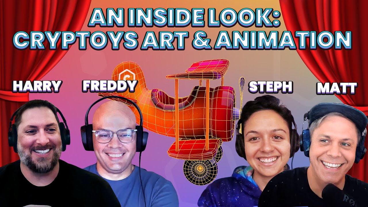 An Inside Look: Cryptoys Art & Animation w/ Freddy, Harry, & Matt