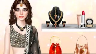 Bride Dress Up Wedding Games | perfect wedding look in bridal makeup fashion ;Offline wedding game screenshot 1