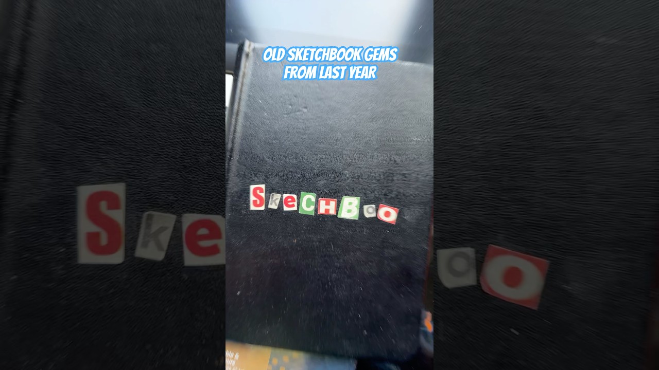 SKETCHBOOK CHECK 2024: Hidden Art Gems & Faceless Sketches | YouTube Short