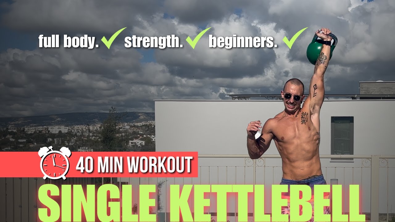 Наращивайте мышцы дома с помощью всего одной гири