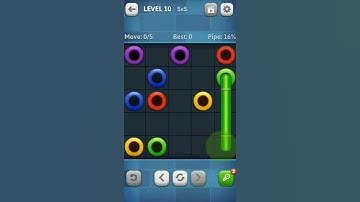 Pipe Art Game Play 5×5 Level 10 walkthrough Android and ios
