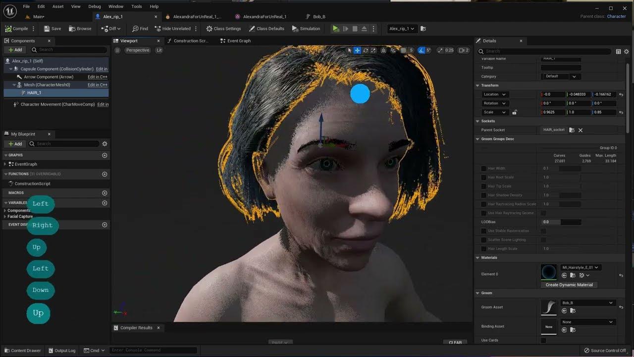Applying groom hair in Unreal engine 5 YouTube