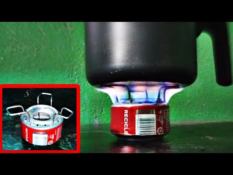 How to Make a "BEETLE" Alcohol Stove with Built-in Support