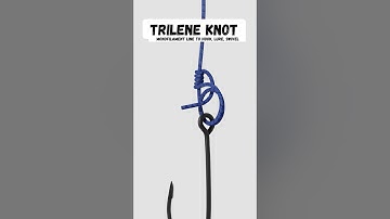 Trilene Knot - Tie Line to Hook Lure or Swivel #fishing #knot #fishingtips