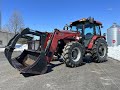 Case IH 105U MFWD Tractor, 4,503 Hours, with Case L740 Loader, Joystick Control with Bucket