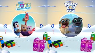 TOTS: Servicio de entrega de animalitos Vs. Puppy Dog Pals - Bolas de Nieves