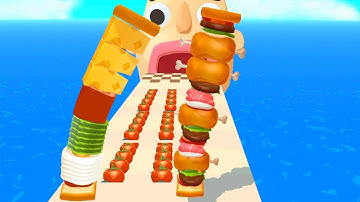Sandwich Runner - SpeedRun All Levels Gameplay Walkthrough Android,ios New Update Ep43