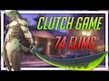 [Overwatch] Clutch Game with 74 Elims (Genji)