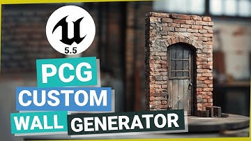 PCG + Geometry Script in UE 5.5 - Wall Generator Tutorial