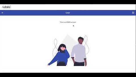 Adalo tutorials: admin and user access to different screens. UPDATE in the description