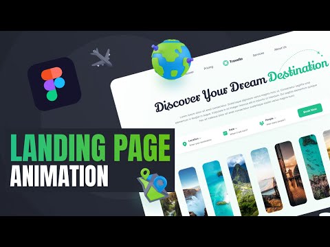 INTERACTIVE Landing Page UI Design in Figma | Figma Tutorial