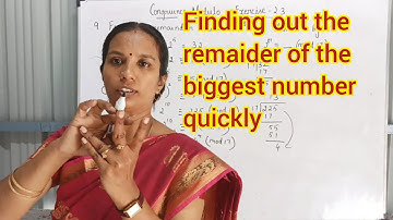 10th Maths Modular Arithmetic Exercise 2.3 Sum 9 Find the remaider when divided by 17@CLARITYMATHS 