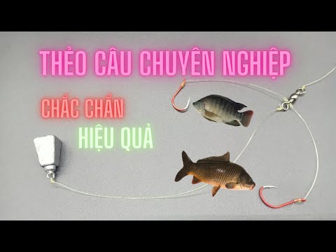 Video Hướng dẫn cách buộc thẻo câu cá chuyên nghiệp | Cách... - youtube
