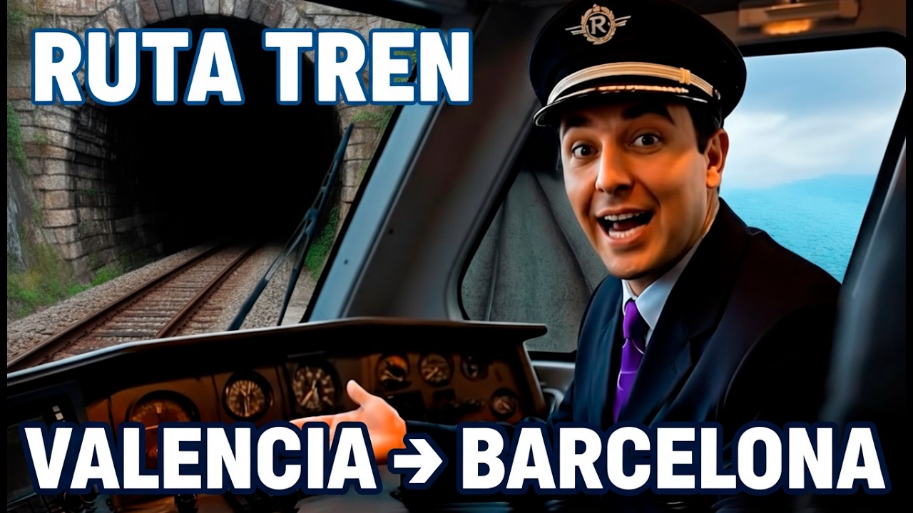 🚄 RUTA TREN Valencia Nord a Barcelona Término 
