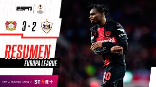Thumbnail for ¡ÉPICA REMONTADA DEL LEVERKUSEN PARA AVANZAR EN LA EUROPA LEAGUE! | Leverkusen 3-2 Qarabag | RESUMEN