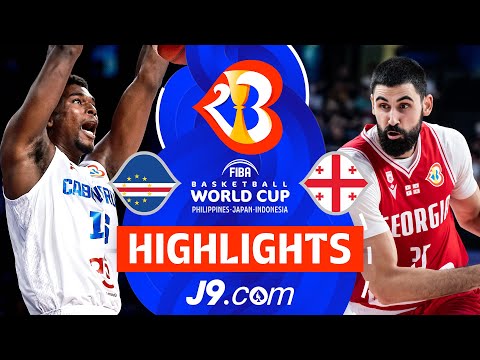 Cape Verde 🇨🇻 vs Georgia 🇬🇪 | J9 Highlights | FIBA Basketball World Cup 2023