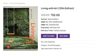 (PDF) Living with Art - 12th Edition - Price $32 - 9781259916755