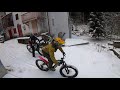 Snowbike abetone le mtb elettriche con ruota larga per pedalare sulla neve con we love abetone