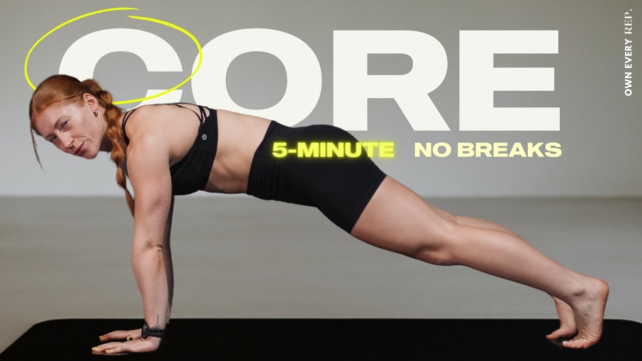 5 Min. Abs/Core Workout | NO BREAKS