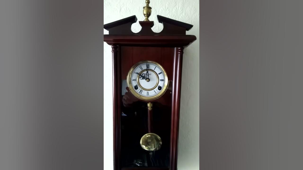 Highlands windup Pendulum Chiming wall clock YouTube