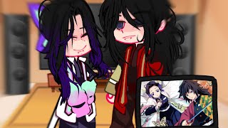 Demon Slayer React To Shipgiyushino Somewhat Trash Credit In Description