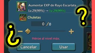Explicaciónporque Mis Heroes No Suben De Nivel?