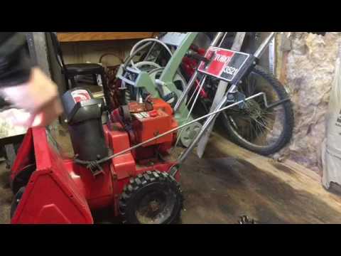 Repairing Toro 3521 snowblower - YouTube