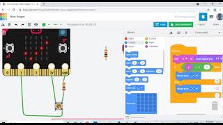 How to use Push Button with Micro Bit in Tinker CAD