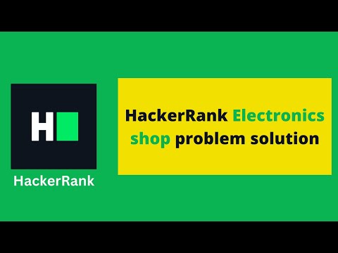 HackerRank Electronics Shop problem solution in Python programming | Programmingoneonone