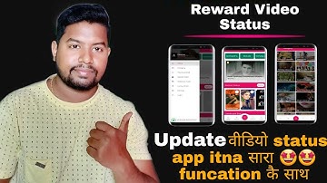 Make a reward video status app with || Update || Reward point - Video , GIF , Quotes and Image
