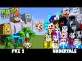 PVZ 2 vs. Undertale Gang | Minecraft (COOLEST BATTLE I'VE MADE!)