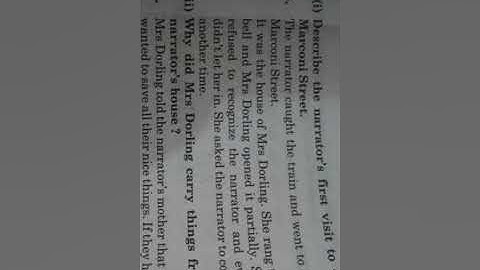 Snapshot..Chap.2.The Address..Short answer type questions