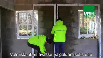 VBH greenteQ Klima Konform aknapaigaldussüsteem