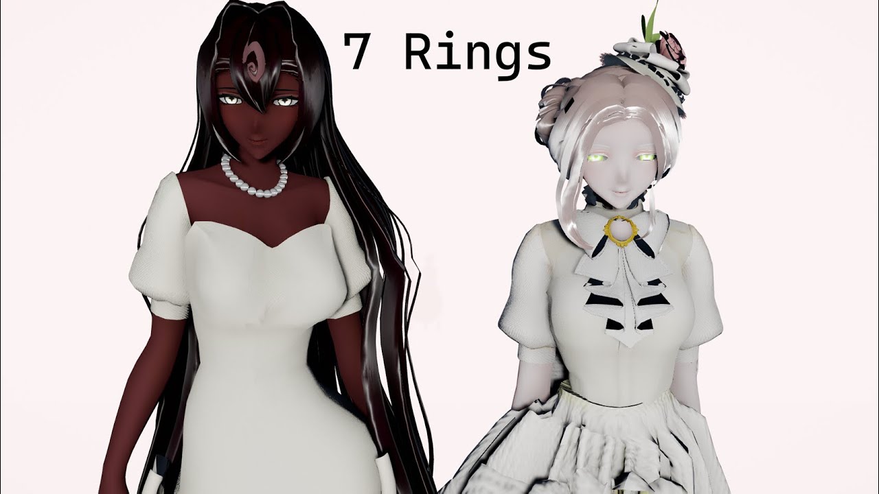 [MMD x CRK] 7 Rings Black Forest Wedding Cake - YouTube
