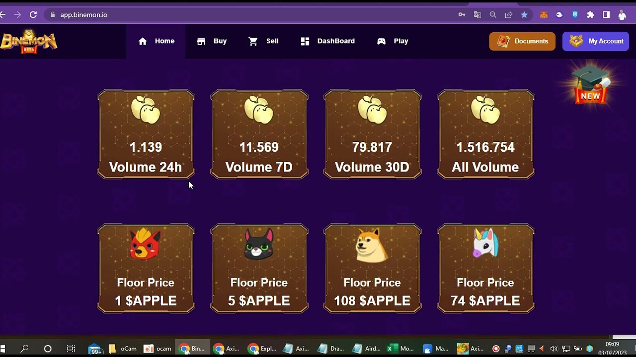 Binemon Game NFT - 2023/02/03 - 