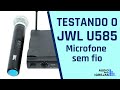 Análise - Microfone JWL U 585 s/fio duplo