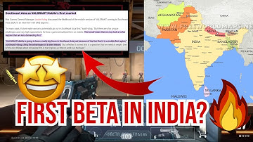 valorant mobile first beta in india!! official release date! and beta download china test gameplay