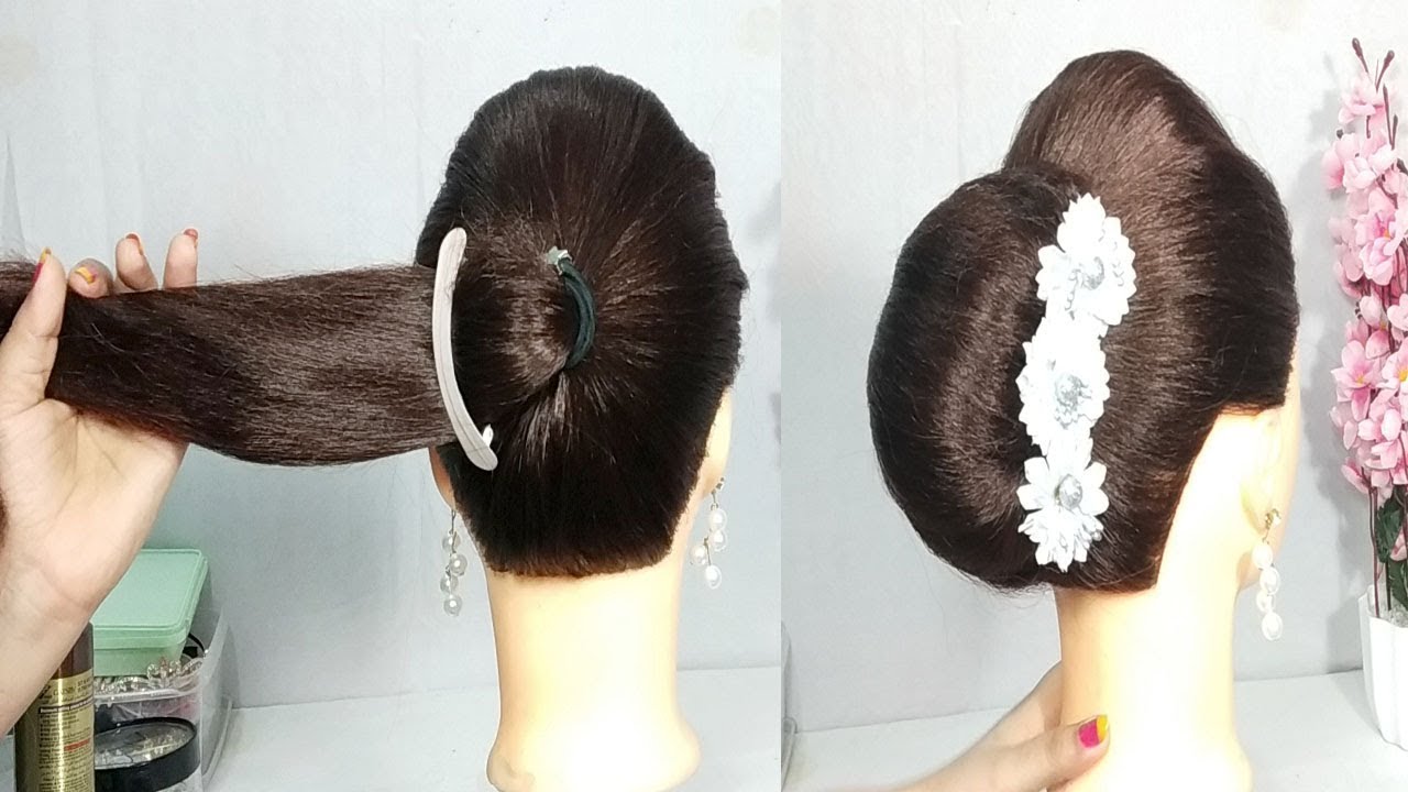 Big French Bun Hairstyle with New Trick || hairstyle 2019 || new hairstyle || hairstyles