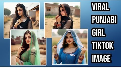 viral Punjabi girl ai image _ 3d ai photo _ How To Make Bing Image Creator