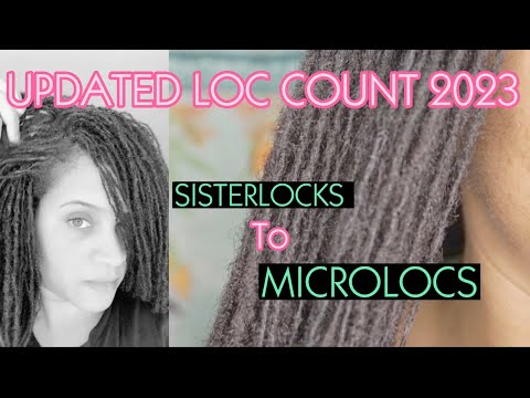 How Many Locs Do I Have? | SISTERLOCKS ️ MICROLOCS Updated Loc Count ...