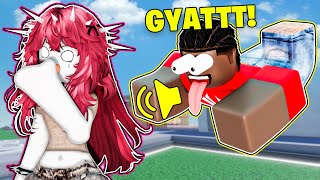 GIRL VOICE TROLLING In Roblox The Strongest Battlegrounds